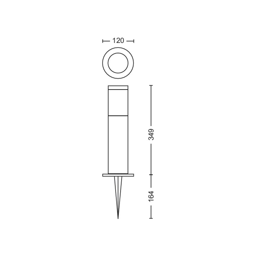 Philips - LED Buitenlamp GARDENLINK LED/6W/12V 4000K IP44