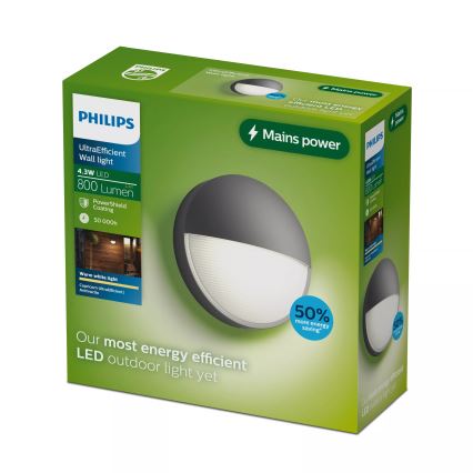 Philips - LED buitenmuurlamp CAPRICORN LED/4,3W/230V IP44