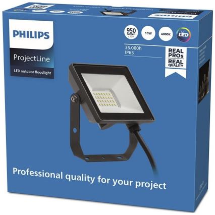 Philips - LED Buitenschijnwerper PROJECTLINE LED/10W/230V IP65 4000K