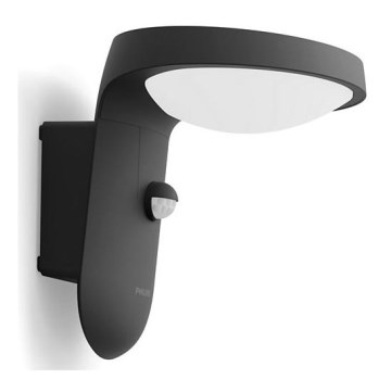 Philips - LED Buitenwandlamp met sensor LED/9W/230V 2700K IP44