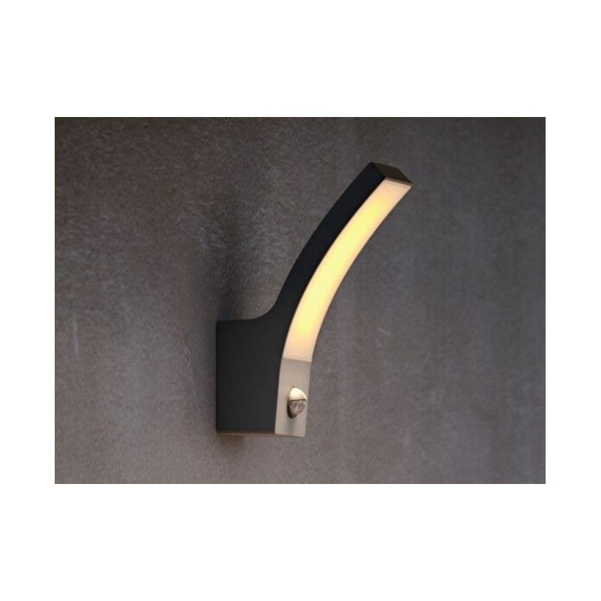 Philips - LED Buitenwandlamp met sensor LED/12W/230V 2700K IP44