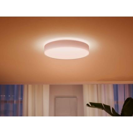 Philips - Dimbare plafondlamp Hue LED/33,5W/230V 2200-6500K Ø425 mm wit + afstandsbediening