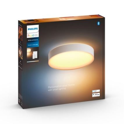 Philips - Dimbare plafondlamp Hue LED/33,5W/230V 2200-6500K Ø425 mm wit + afstandsbediening