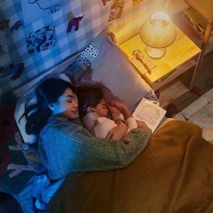 Philips - LED-dimbare plafondventilator OLAS LED/24W/230V Ø 106 cm zwart/bruin + afstandsbediening