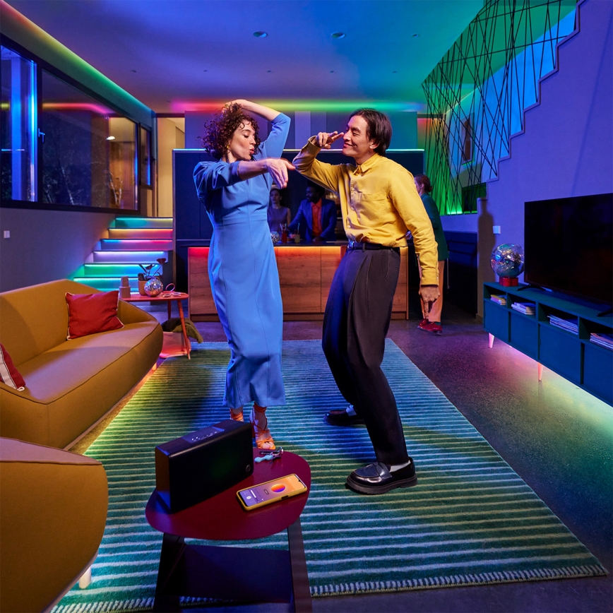 Philips - LED RGBIC dimbare LED-strip SMART NEON FLEX 10m LED/45W/230V 2700-6500K Wi-Fi