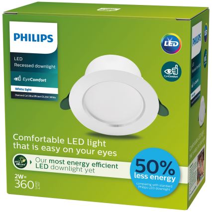 Philips - LED Hang plafondverlichting LED/2W/230V 3000K