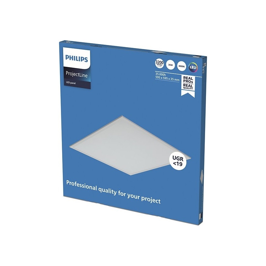 Philips - LED Hang plafondverlichting PROJECTLINE LED/36W/230V 59,5x59,5 cm