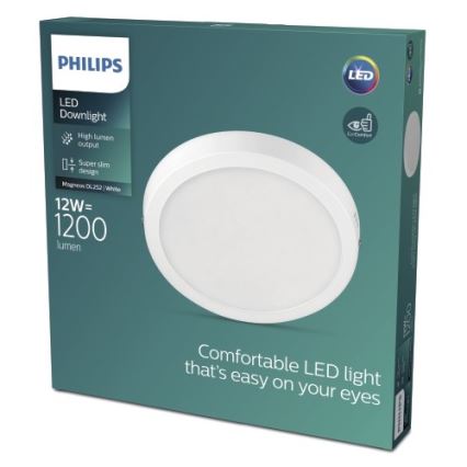 Philips - LED Plafond Lamp LED/12W/230V 2700K wit