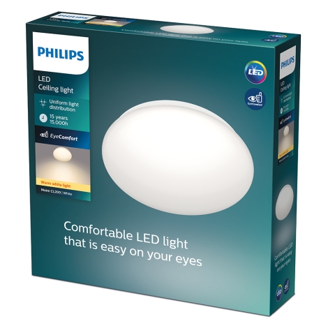 Uitputting magnifiek bezoek Philips - LED Plafond Lamp MOIRE 1xLED/10W/230V 2,700K | Lumimania