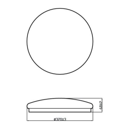 Philips - LED Plafond Lamp MOIRE LED/17W/230V