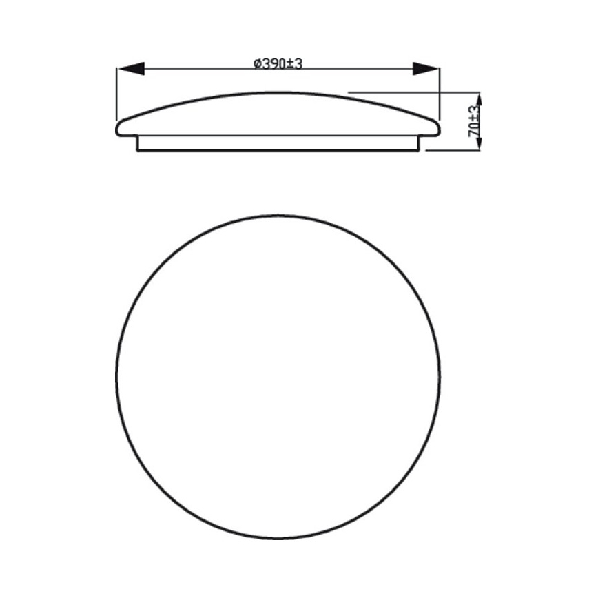Philips - LED Plafond Lamp LED/20W/230V 2700K