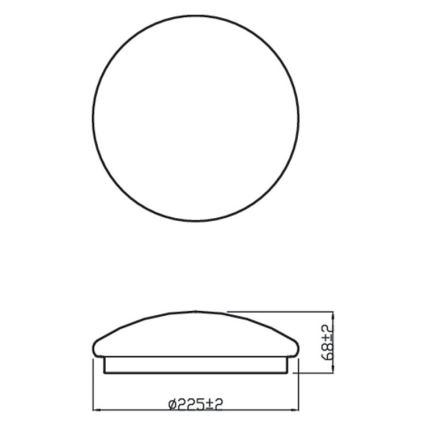 Philips - LED Plafond Lamp MOIRE LED/6W/230V