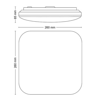 Philips - LED Plafondlamp LED/12W/230V 4000K