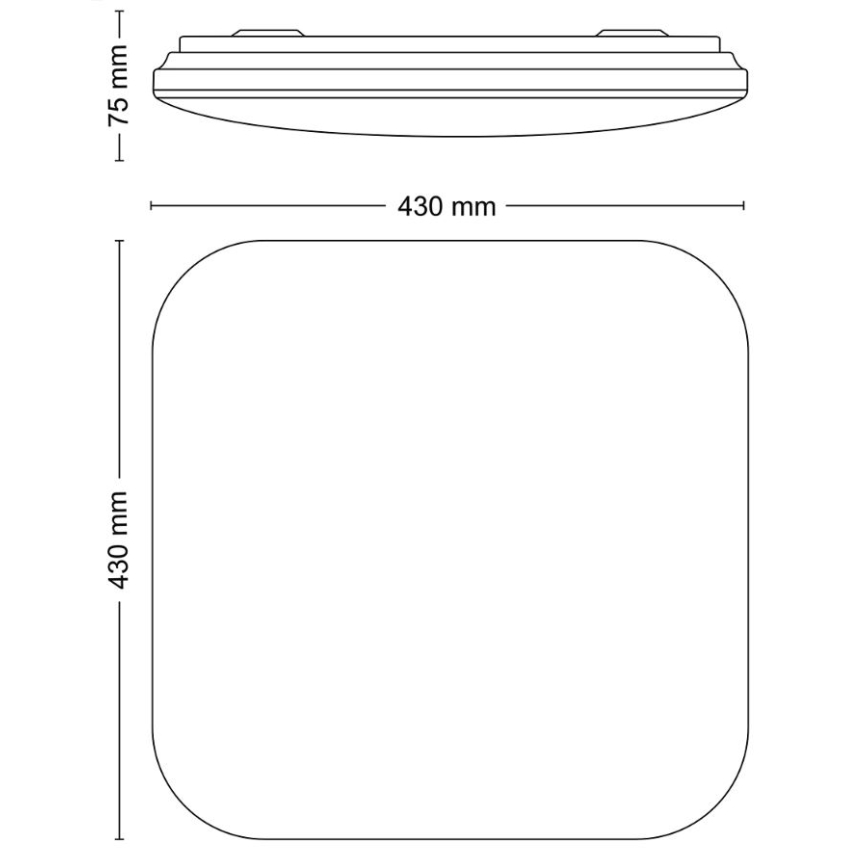 Philips - LED Plafondlamp LED/24W/230V 2700K