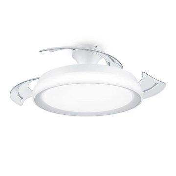 Philips - LED Plafondlamp met een ventilator BLISS LED/35W/230V 5500/4000/2700K wit + afstandsbediening