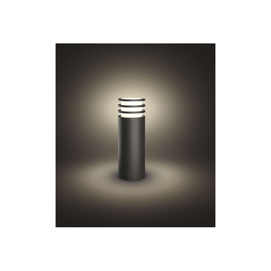 Philips - LED RGB dimbare buitenlamp Hue LUCCA 1xE27/8,1W/230V 25 cm 1000-20000K IP44
