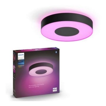 Philips - LED RGB Dimbare plafondlamp Hue INFUSE LED/33,5W/230V 2000-6500K Ø 381 mm zwart