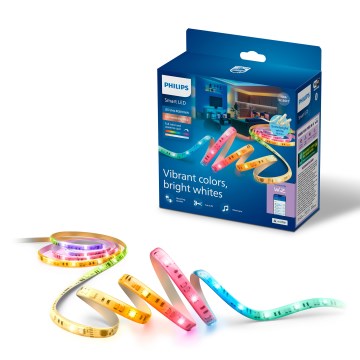 Philips - LED RGBIC dimbare SMART STRIP 10 m LED/43W/230V 2700-6500K Wi-Fi