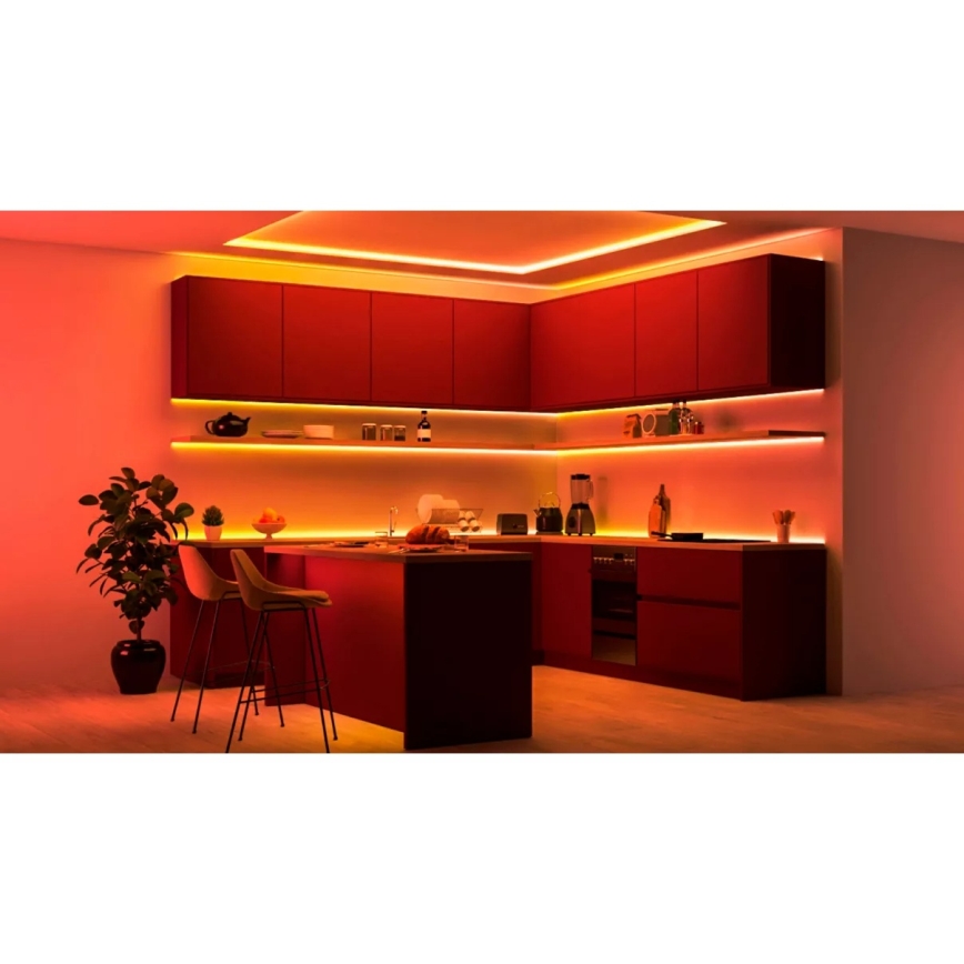 Philips - Dimbare RGBIC LED-strip SMART STRIP 20m LED/36W/230V 2700-6500K Wi-Fi