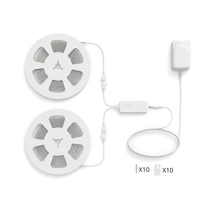 Philips - Dimbare RGBIC LED-strip SMART STRIP 20m LED/36W/230V 2700-6500K Wi-Fi