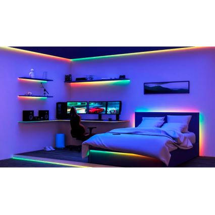 Philips - LED RGBIC dimbare strip SMART STRIP 4m LED/12W/230V 2700-6500K Wi-Fi