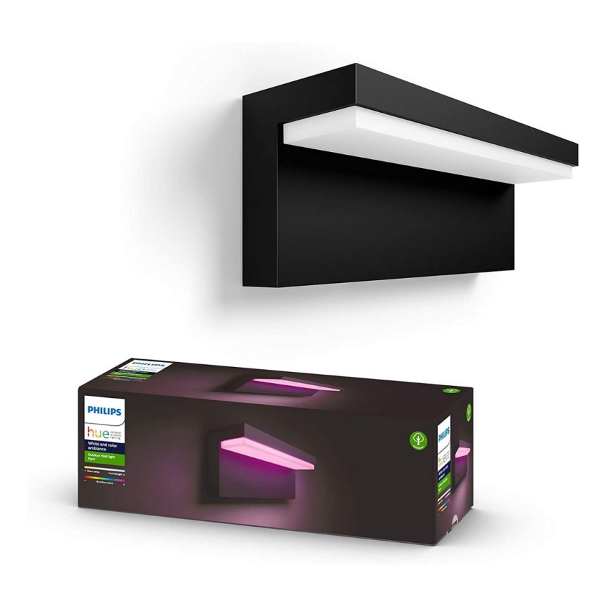 Philips - LED RGBW Applique murale extérieure à intensité variable Hue NYRO LED/13,5W/230V 2000-6500K IP44