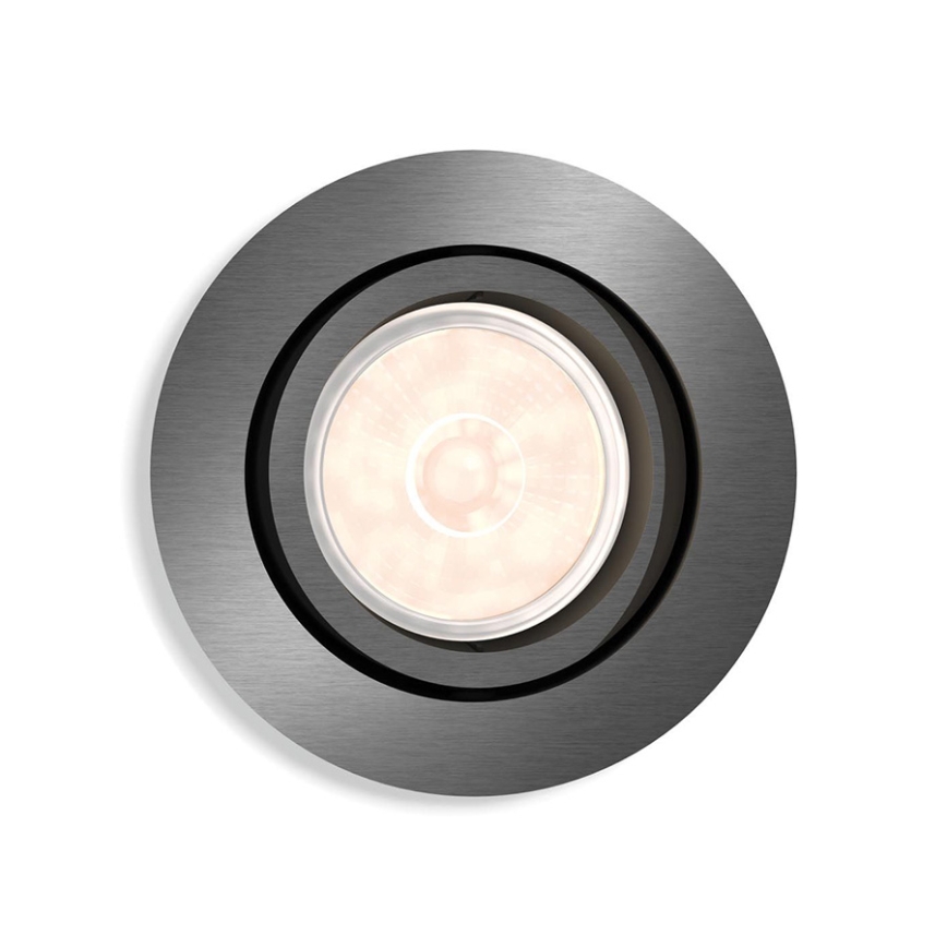 Philips - LED RGBW dimbare inbouwspot DONEGAL 1xGU10/4,8W/230V + afstandsbediening