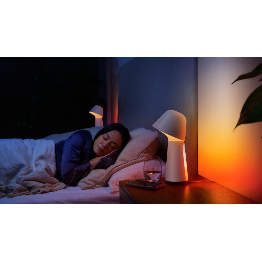 Philips - LED RGBW Dimbaar tafellamp Hue TWILIGHT LED/13,4W/230V 2000-6500K
