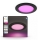 Philips - LED RGBW Dimbare badkamer-inbouwspot Hue SLIM LED/12W/230V 1000-20000K zwart IP44