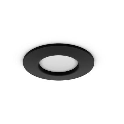 Philips - LED RGBW Dimbare en hangende badkamer verlichting Hue SLIM LED/8,3W/230V 2000-6500K IP44 zwart