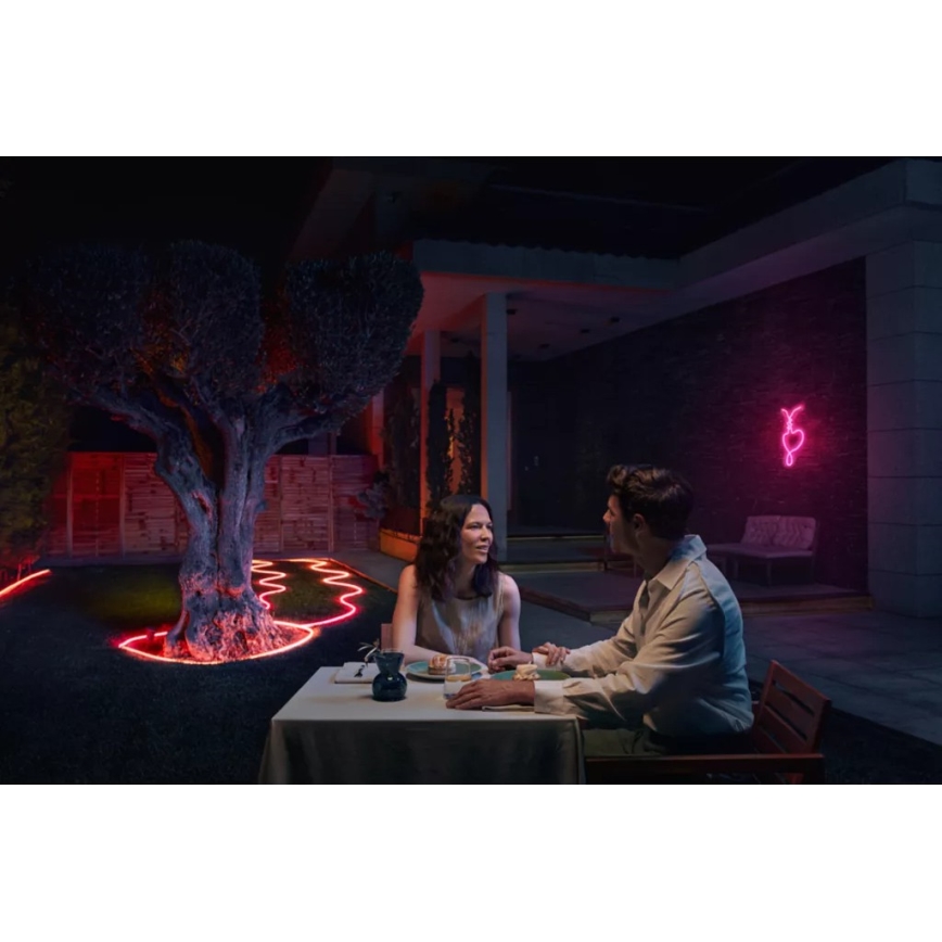 Philips - LED RGBW dimbare buiten-LED-strip Hue NEON 5m LED/30W/230V 2200-6500K IP67