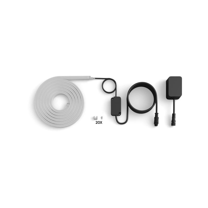 Philips - RGBW LED dimbare buitenstrip Hue NEON 5m LED/30W/230V 2200-6500K IP67 + bewegingssensor