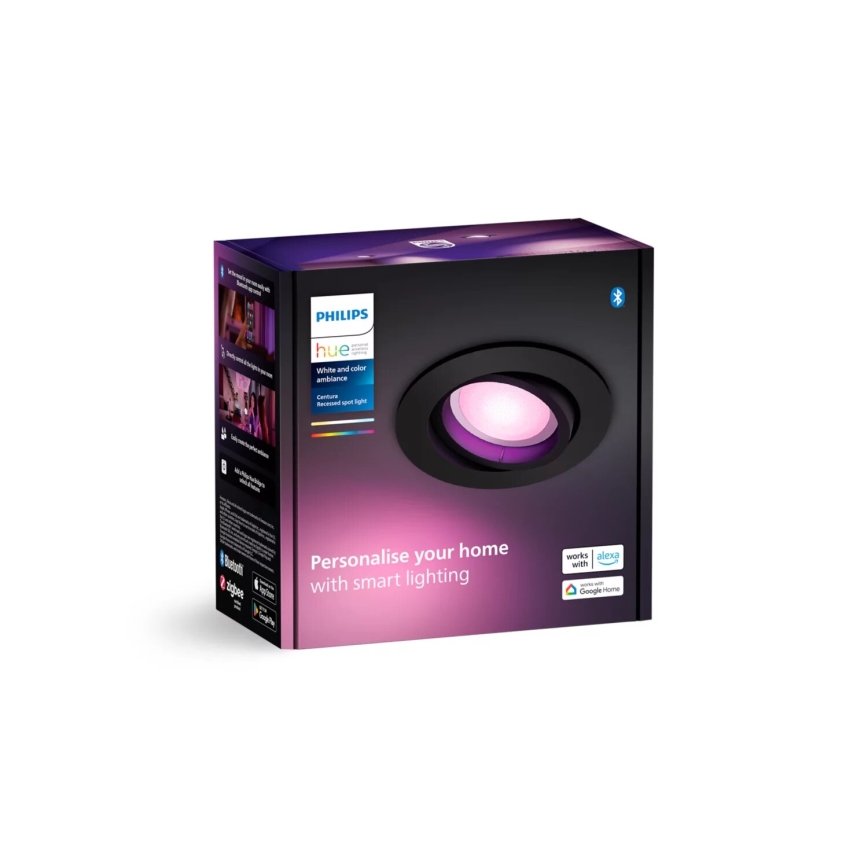 Philips - LED RGBW Dimbare hangende plafondverlichting Hue CENTURA 1xGU10/4,2W/230V 2000-6500K
