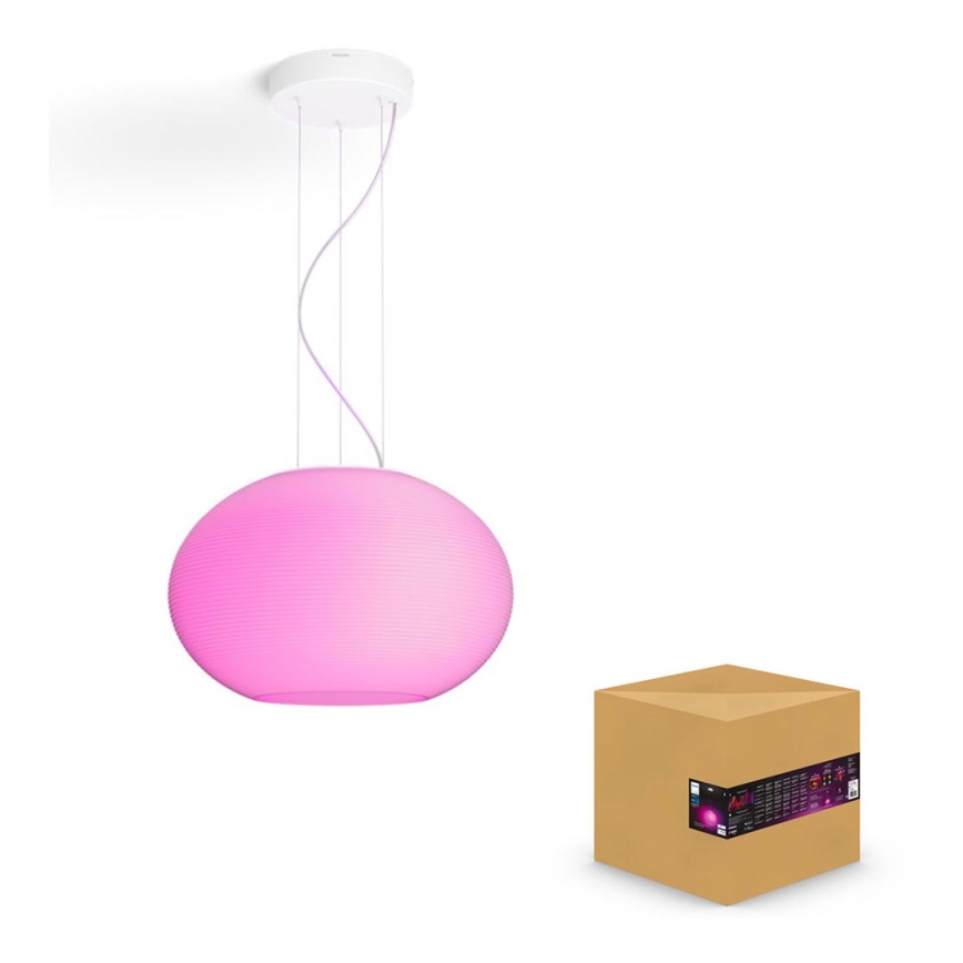 Philips - LED RGBW Dimbare hanglamp aan een koord Hue FLOURISH LED/39W/230V