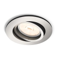 Philips - LED RGBW dimbare inbouwspot DONEGAL 1xGU10/4,8W/230V + afstandsbediening