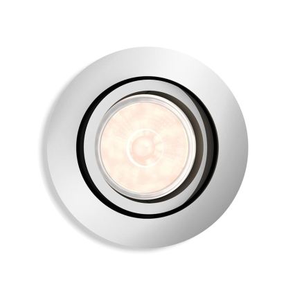 Philips - LED RGBW dimbare inbouwspot DONEGAL 1xGU10/4,8W/230V + afstandsbediening