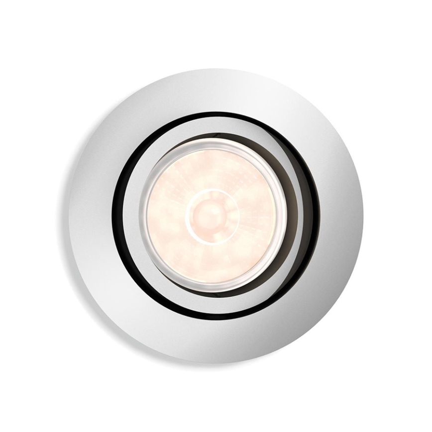 Philips - LED RGBW dimbare inbouwspot DONEGAL 1xGU10/4,8W/230V + afstandsbediening