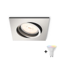 Philips - LED RGBW dimbare inbouwspot DONEGAL 1xGU10/4,8W/230V + afstandsbediening