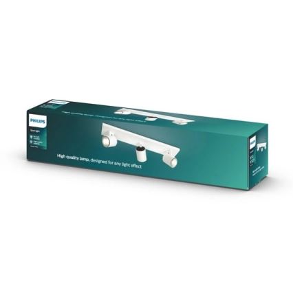 Philips - LED RGBW dimbare spot RUNNER 3xGU10/6,5W/230V 2700-6500K wit