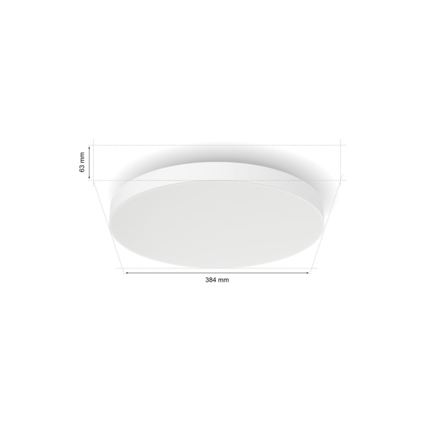 Philips - LED RGBW Dimbare plafondlamp Hue DATURA LED/48W/230V 2000-6500K