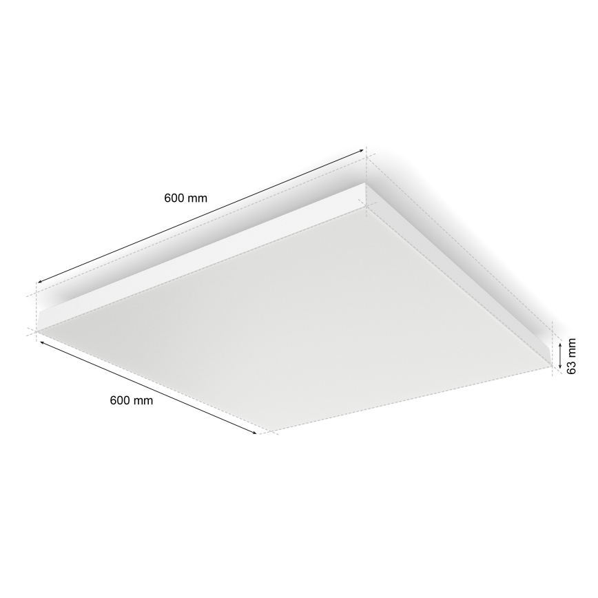 Philips - LED RGBW Dimbare plafondlamp Hue DATURA LED/67W/230V 2000-6500K
