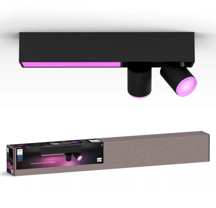 Philips - LED RGBW Dimbare spot Hue CENTRIS 2xGU10/4,2W/230V + LED/11W 2000-6500K