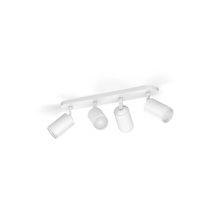 Philips - LED RGBW Dimbare spot Hue FUGATO 4xGU10/4,2W/230V 2000-6500K wit