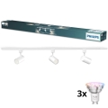 Philips - LED RGBW dimbare spot in het EASYLINK HUE railsysteem 3xGU10/4,7W/230V 2200-6500K 1m wit