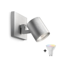 Philips - LED RGBW dimbare spot RUNNER 1xGU10/6,5W/230V 2700-6500K mat chroom