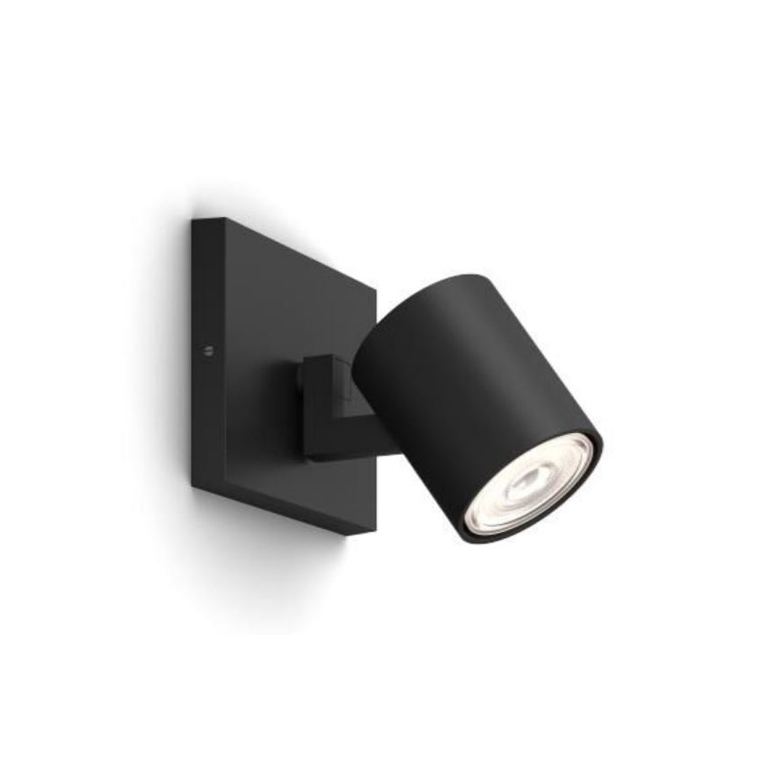 Philips - LED RGBW dimbare spot RUNNER 1xGU10/6,5W/230V 2700-6500K zwart