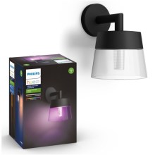 Philips - LED RGBW Dimbare wandlamp voor buiten Hue ATTRACT LED/8W/230V 2000-6500K IP44