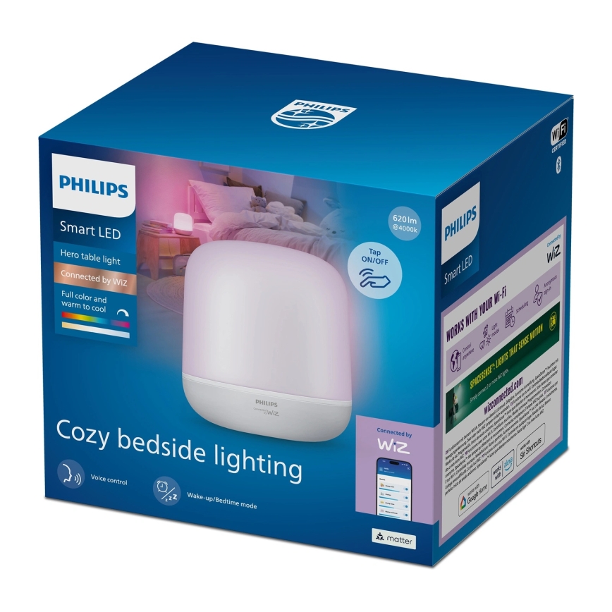Philips - LED RGBW Lampe de table tactile dimmable intelligente LED/9W/230V 2200-6500K Wi-Fi