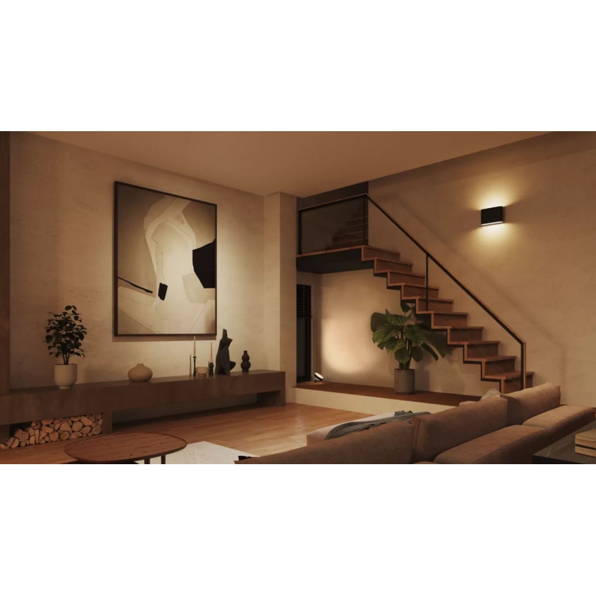 Philips - LED RGBW Applique murale extérieure à intensité variable Hue DYMERA 2xLED/10,2W/230V 2000-6500K IP44