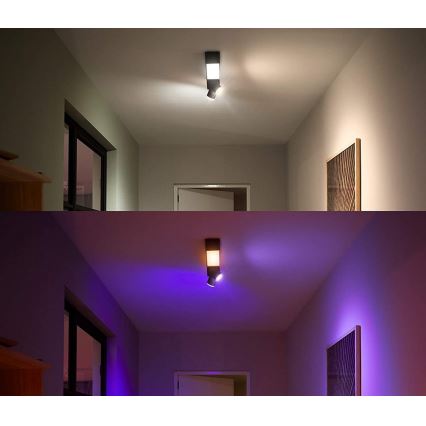 Philips - LED RGBW Dimbare spot Hue CENTRIS LED/11W/230V + 2xGU10/5,7W